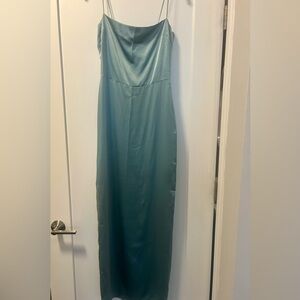 Reformation Frankie Dress in Verdigris size 4